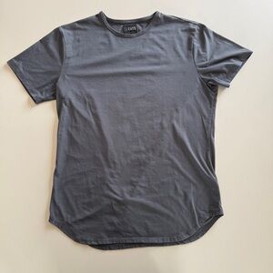 CUTS-Elongated Gray PYCA- Pro Short Sleeve-Crew Neck-T-Shirt-Size M